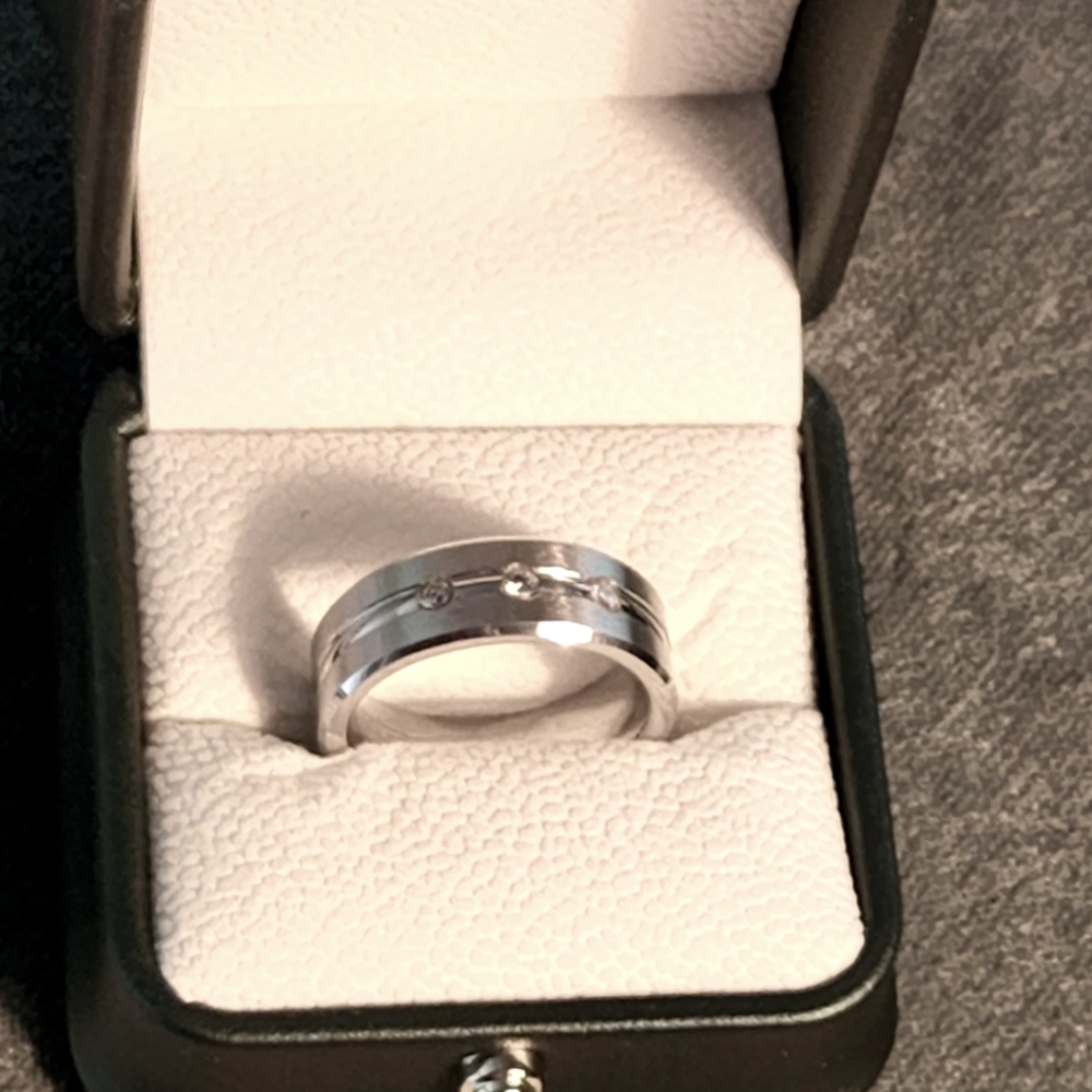 Men's Diamond Triton Cobalt Ring